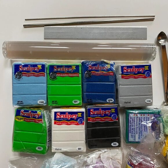 Polymer Clay Craft LOT Oven Bake Clay Sculpey - Picture 2 of 10